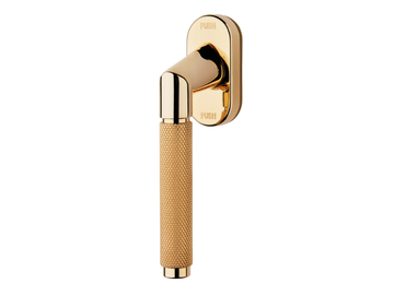 GRIP - Brass window handle on back plate by LINEA CALI' - view 2